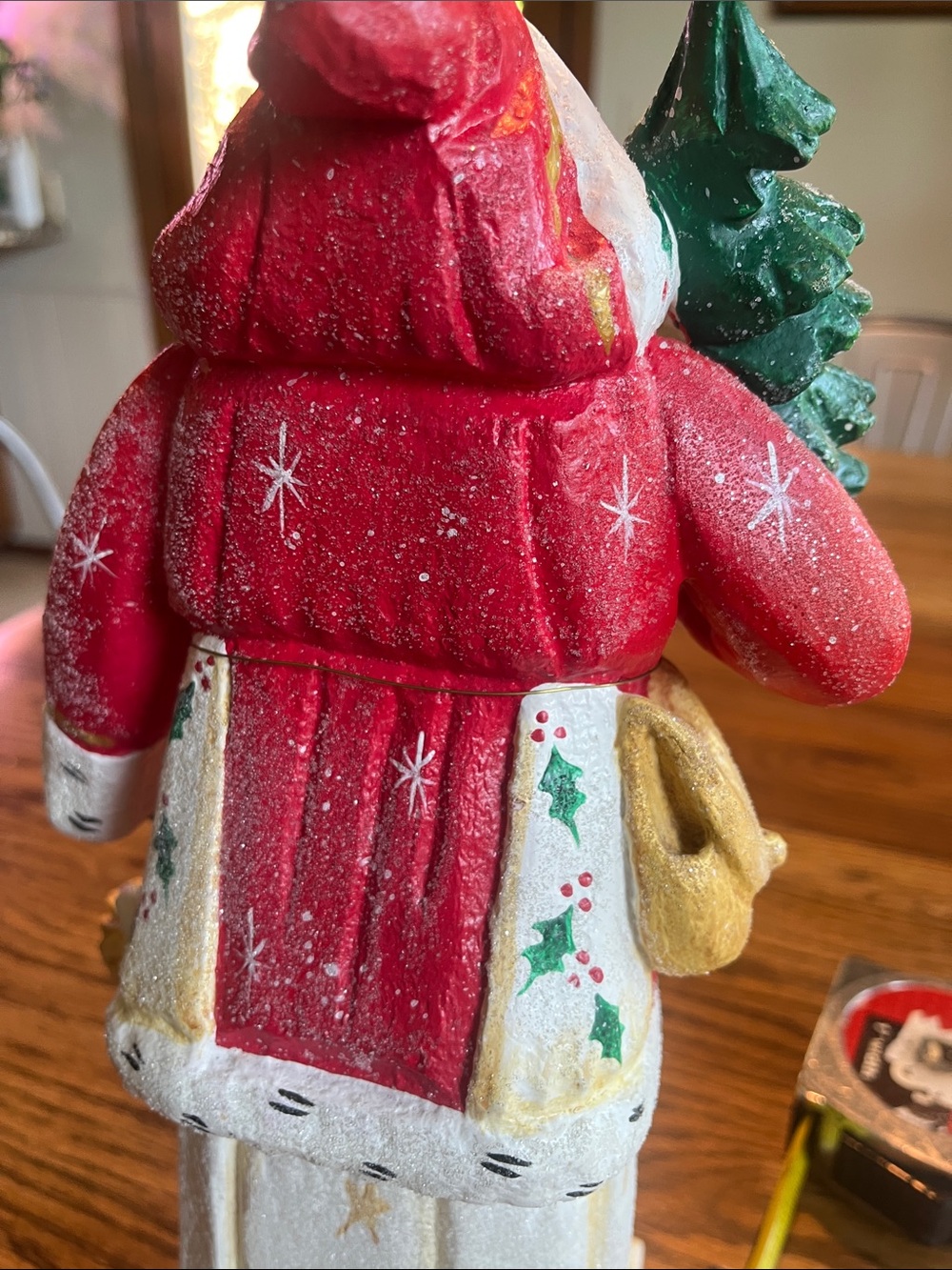 House of Hatten Handcrafted Santa with Porch 🪿 Rare Find 2002 - Picture 17 of 17